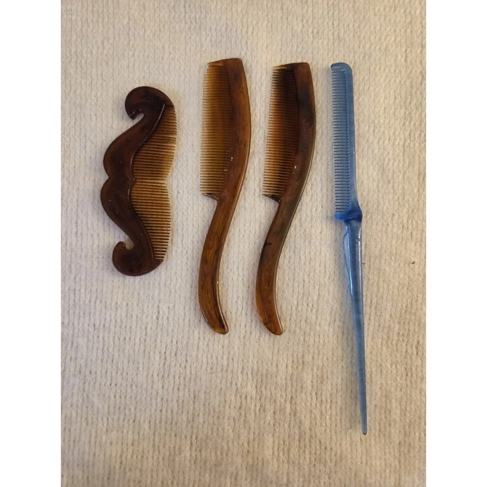 Vintage Comb Lot – Avon, Stylex, Styler, Adams Tail Comb – 1970s–90s Grooming...